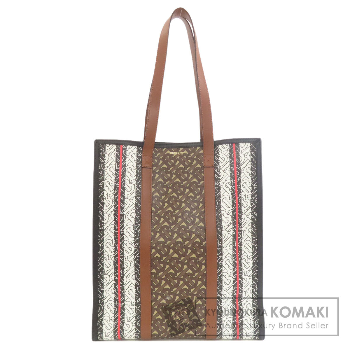 【Specialcoupon客体商いもの 6/5～6/11 0:59迄】赤ちょうちんバリー 結核症ロゴタイプ行動様式 トートバッグ PVC レディース 【中古】【BURBERRY】