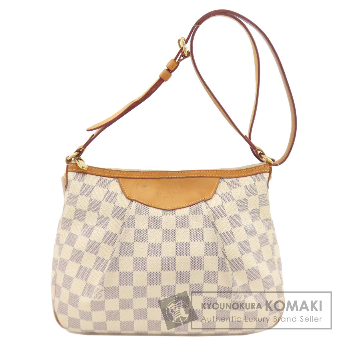 ルイヴィトン N41113 シラクーサPM ショルダーバッグ ダミエキャンバス レディース 【中古】【LOUIS VUITTON】