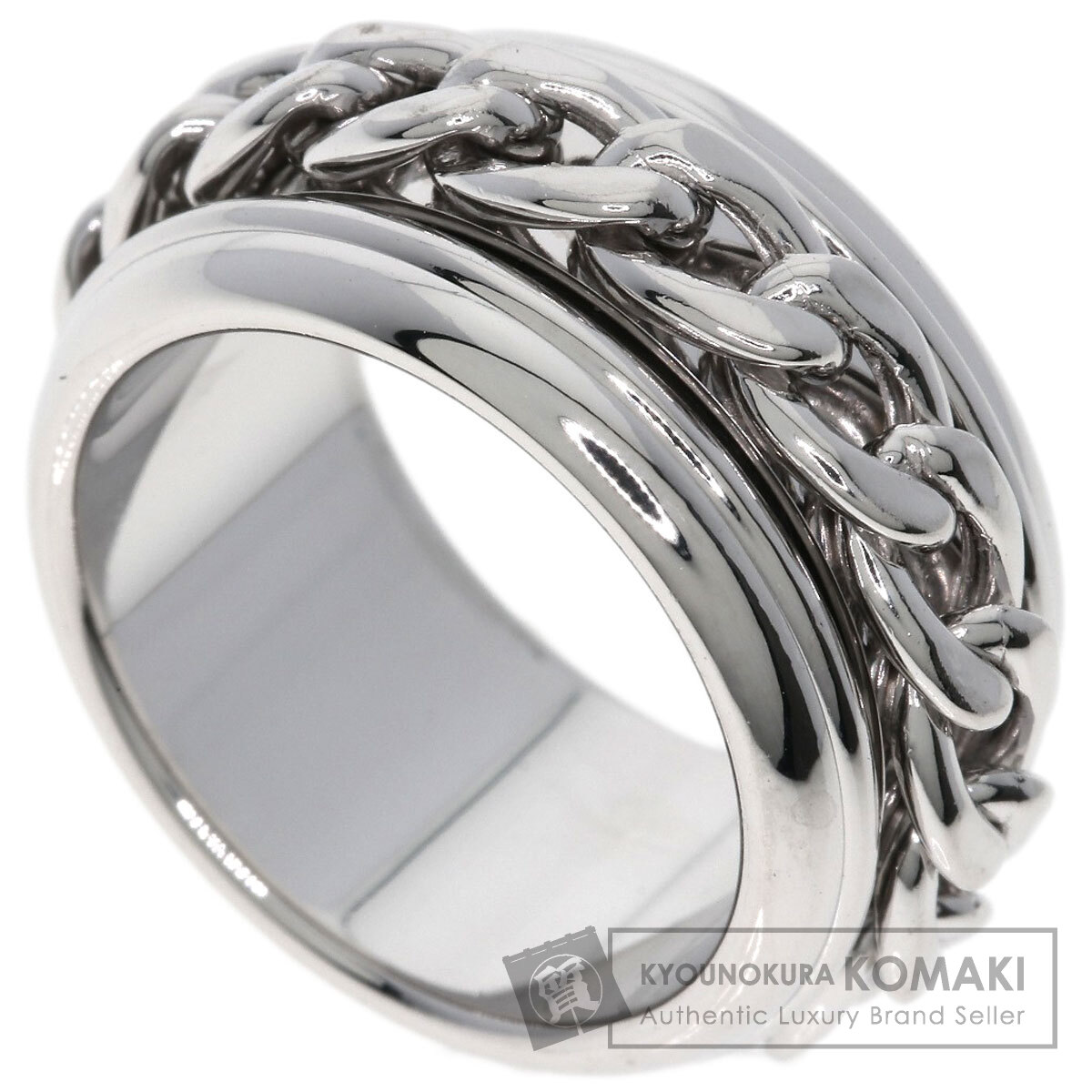 ピアジェ ポセション チェーン #51 リング・指輪 K18ホワイトゴールド レディース 【中古】【PIAGET】