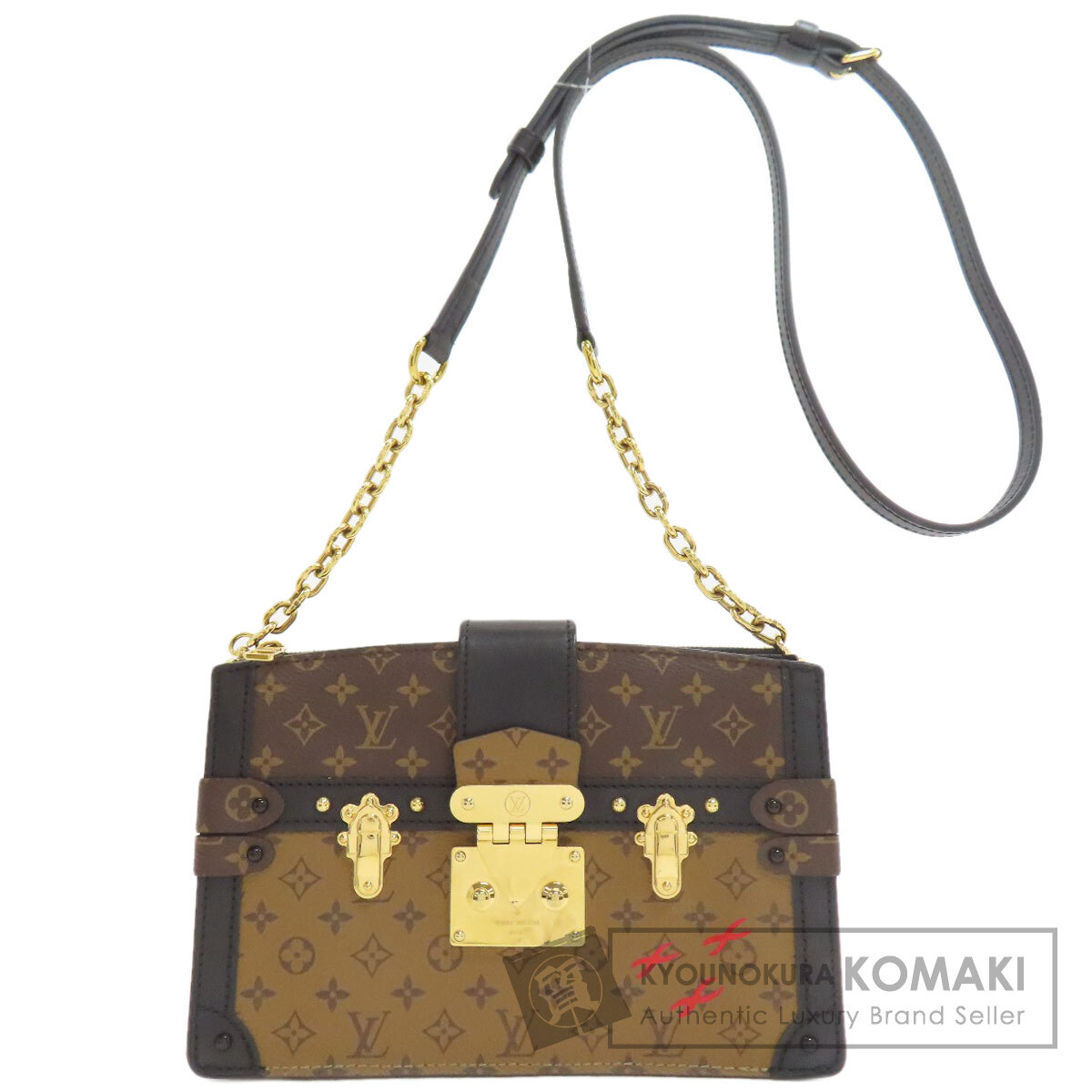 ルイヴィトン M43596 ブートクラッチペダル ショルダーバッグ モノグラムリバース レディース 【中古】【LOUIS VUITTON】