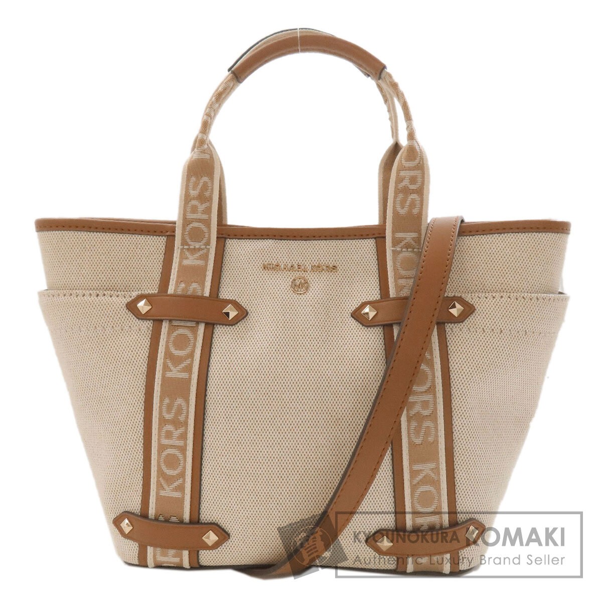 マイケルコース 2WAY ハンドバッグ キャンバス レディース 【中古】【Michael Kors】