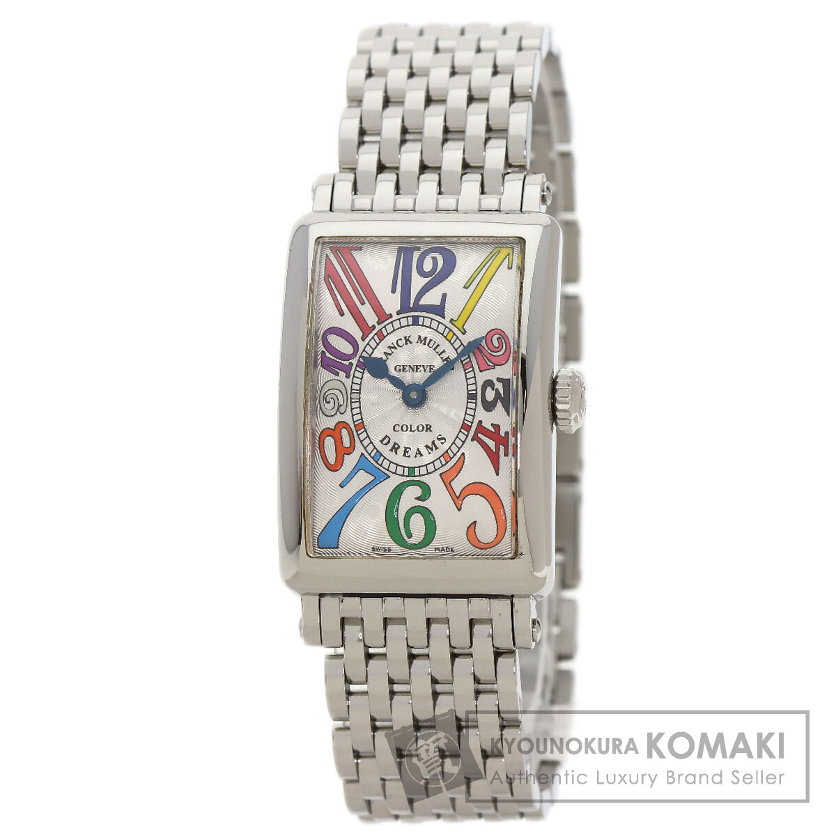 フランクミュラー 902QZ ロングアイランド カラードリーム 腕時計 ステンレススチール/SS レディース 【中古】【FRANCK MULLER】｜ブランド京の蔵小牧【最安挑戦！】 194,040円