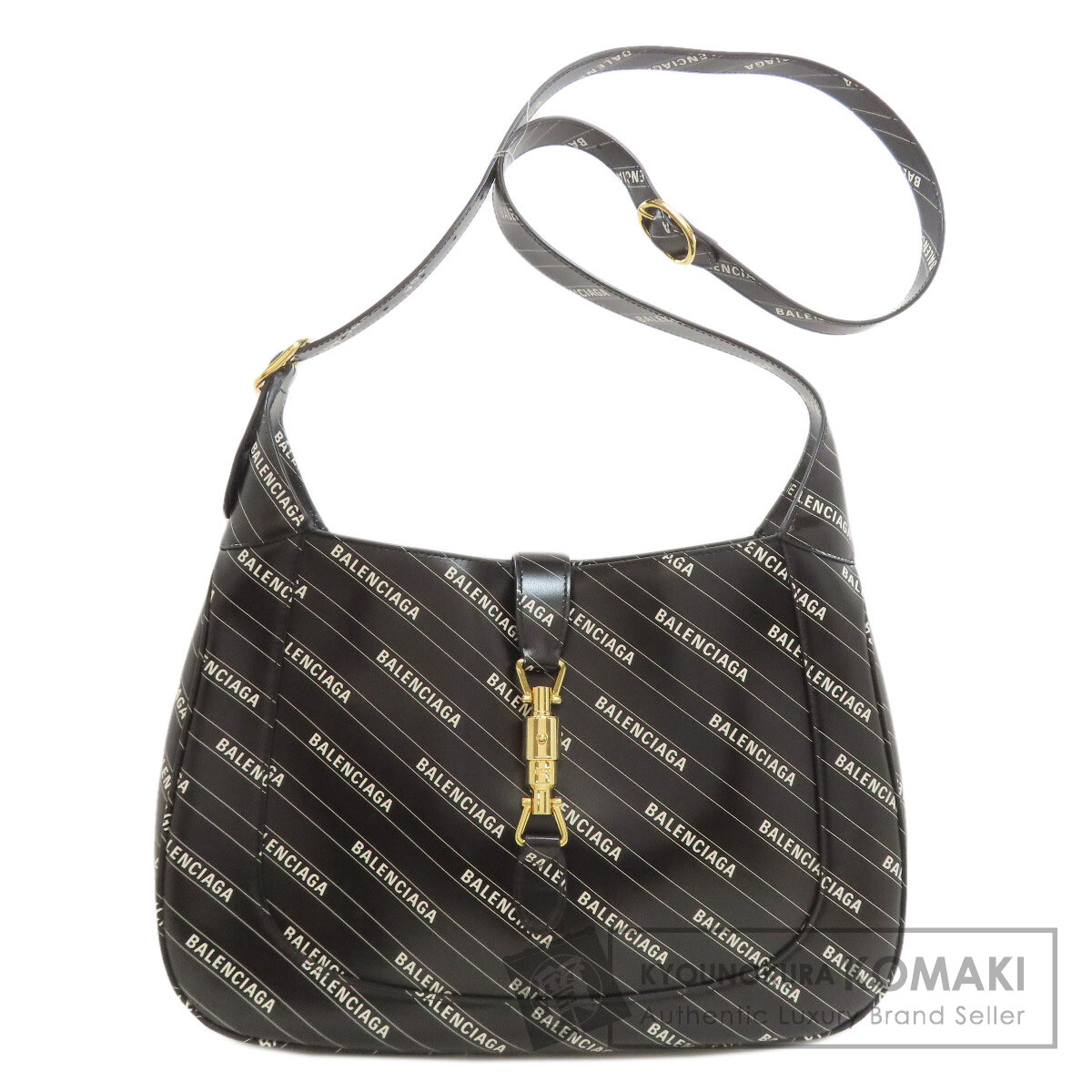 グッチ 636712 グッチ バレンシアガ コラボ ジャッキー ショルダーバッグ カーフ レディース 【中古】【GUCCI】