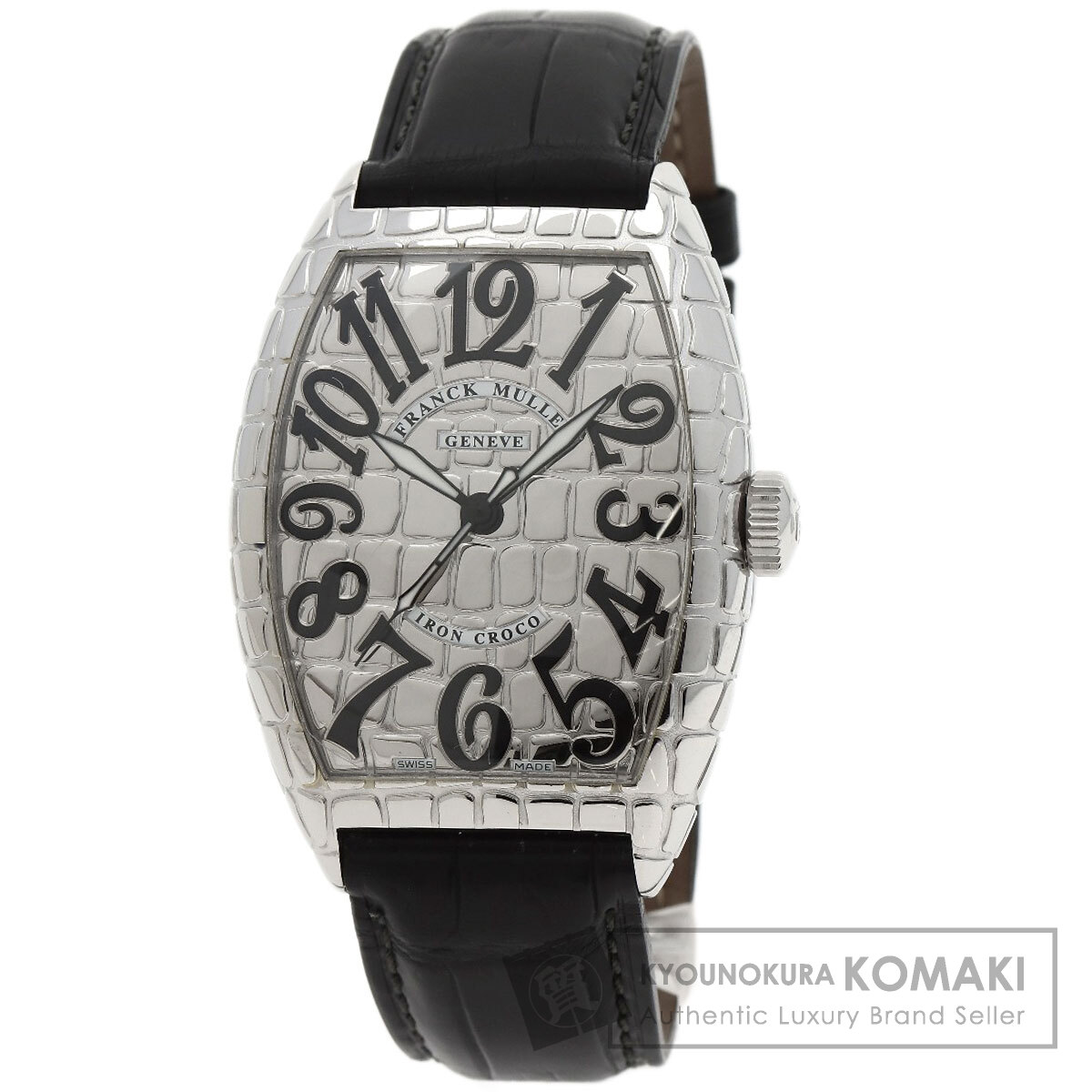 フランクミュラー 8880SC トノウカーベックス アイアンクロコ 腕時計 ステンレススチール/革 メンズ 【中古】【FRANCK MULLER】