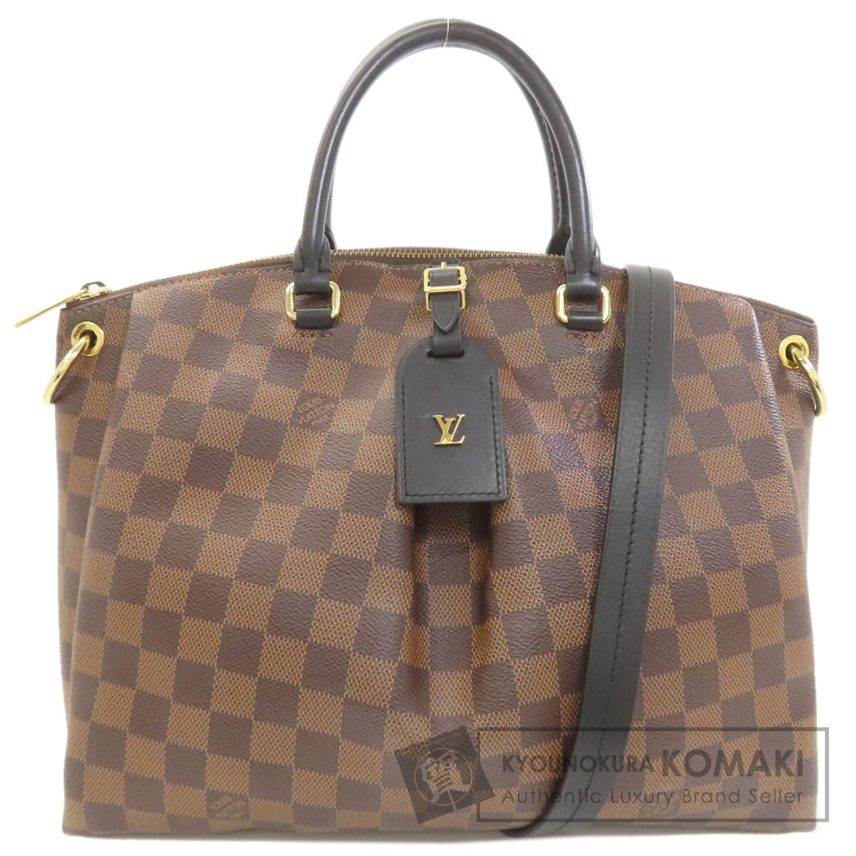 ルイヴィトン N45283 オデオンMM ハンドバック ダミエキャンバス レディース 【中古】【LOUIS VUITTON】