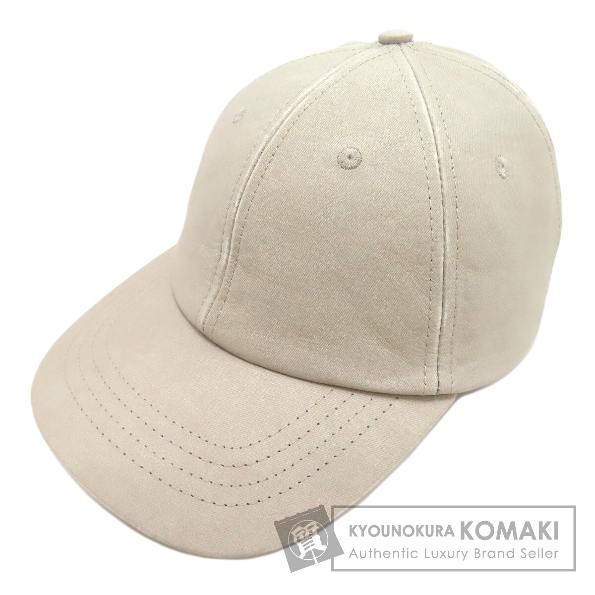 【サマーセール Specialcoupon対象商品 7/24～7/29 】ボッテガヴェネタ ジャージィプリント 帽子 レザー レディース 【中古】【BOTTEGA VENETA】｜ブランド京の蔵小牧【最安挑戦！】