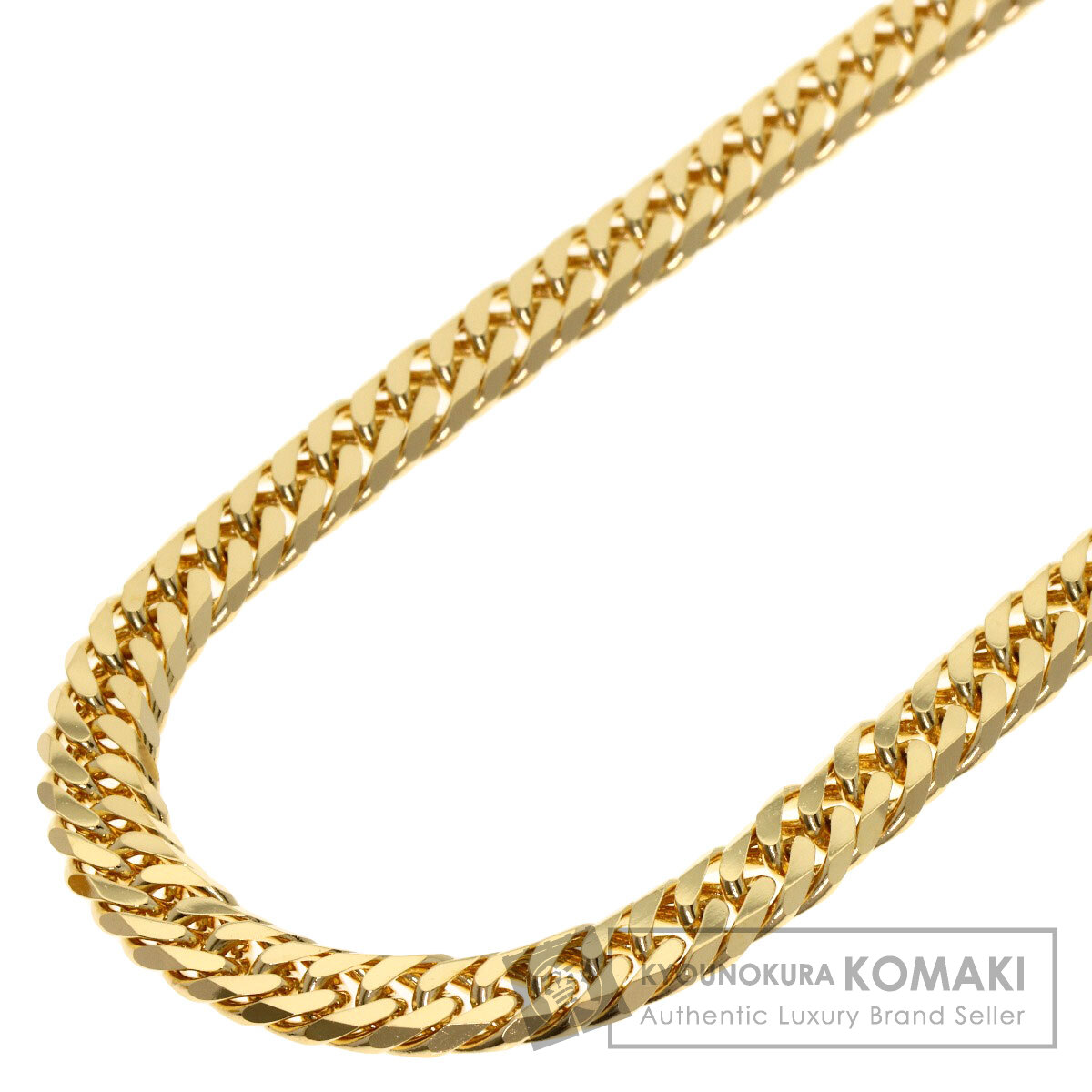 喜平 キヘイ 6面 ダブル ネックレス K18イエローゴールド 45.9g レディース 【中古】｜ブランド京の蔵小牧【最安挑戦！】