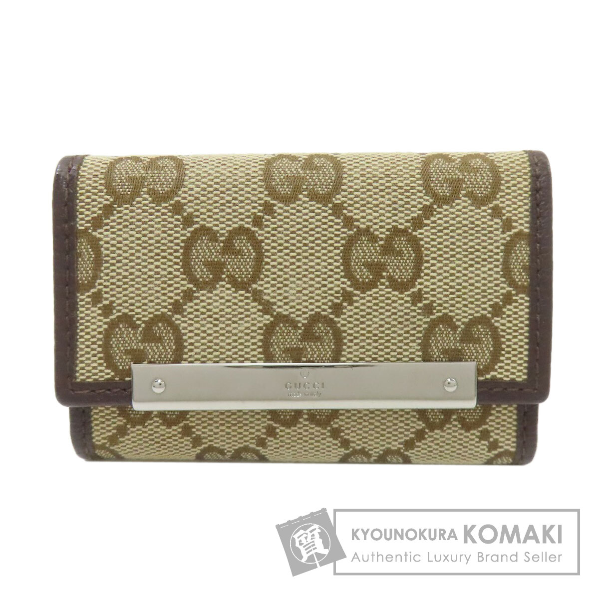 グッチ 127048 GGキャンバス キーケース キャンバス レディース 【中古】【GUCCI】