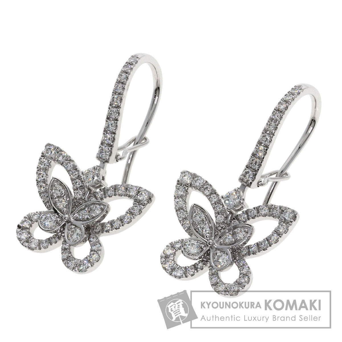 グラフ　graff ピアス パヴェ バタフライ ダイヤモンドプティ スタッド GRAFF パヴェ バタフライ ダイヤモンド プティ スタッド ピアス