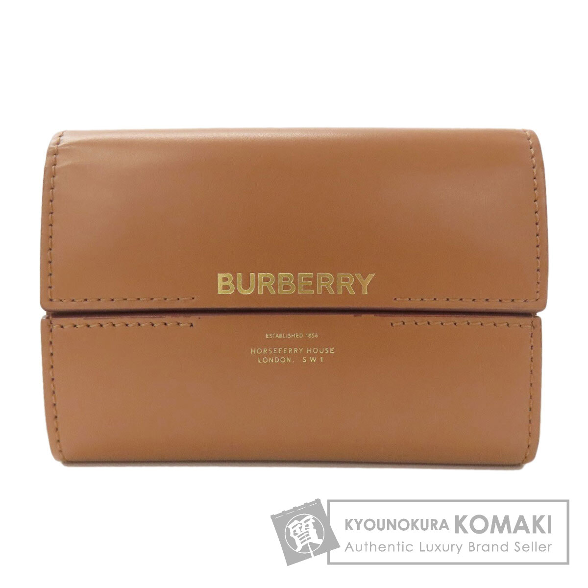 バーバリー ロゴ 二つ折り財布（小銭入れなし） レザー レディース 【中古】【BURBERRY】｜ブランド京の蔵小牧【最安挑戦！】 22,572円