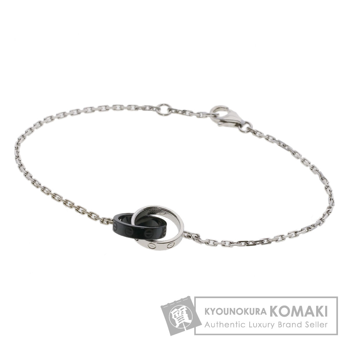 カルティエ ベビーラブ セラミック ブレスレット K18ホワイトゴールド/セラミック レディース 【中古】【CARTIER】