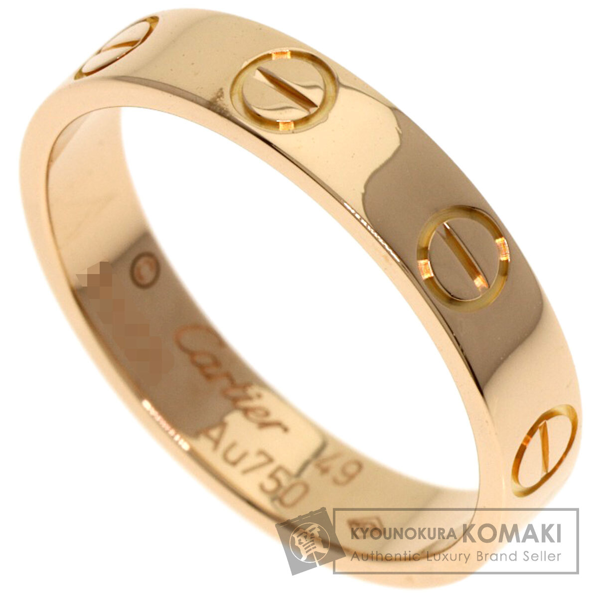 カルティエ ミニラブリング #49 リング・指輪 K18ピンクゴールド レディース 【中古】【CARTIER】