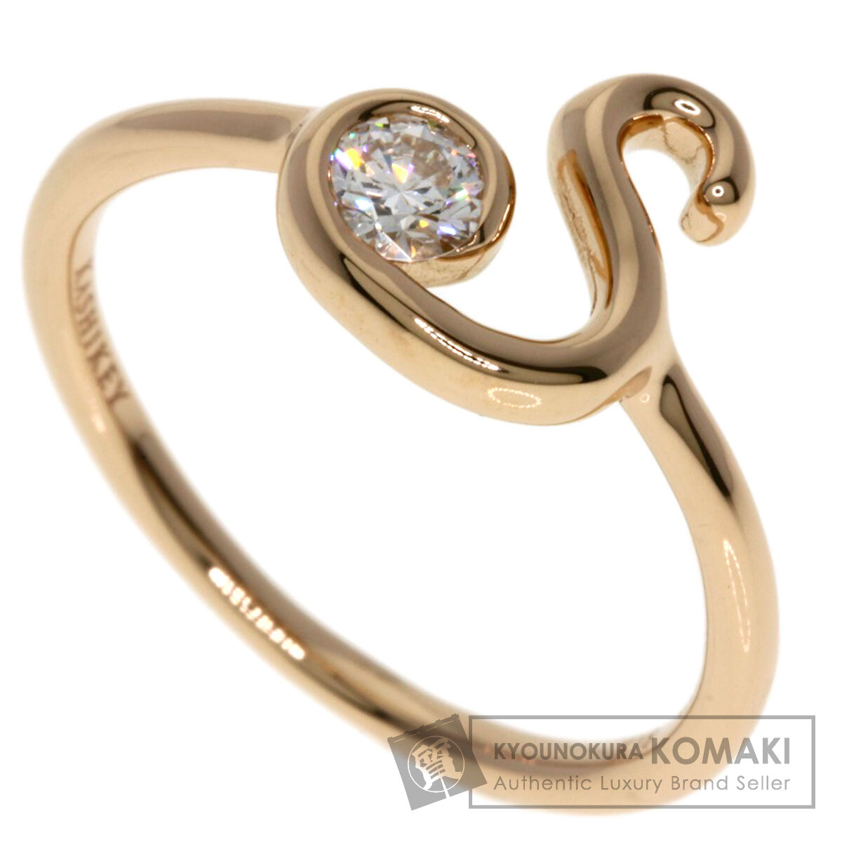 楽天市場】【送料無料】【中古】 K18PG リング 指輪 ダイヤモンド