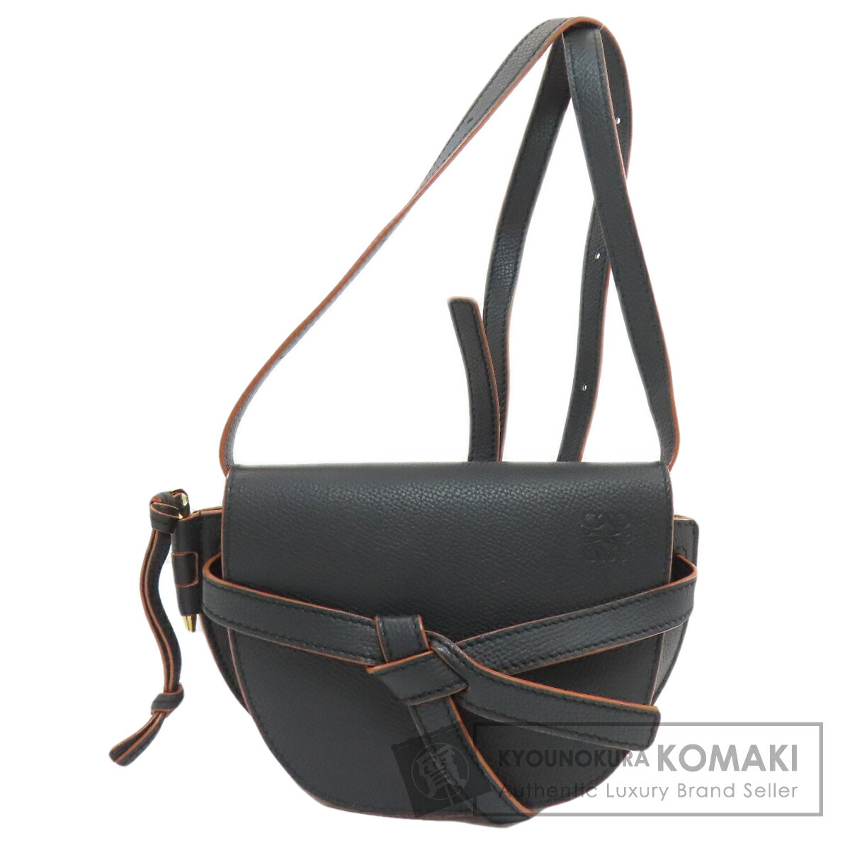ロエベ 論理ゲート御徒面子 スモール ショルダーバッグ 子ウシ レディース 【中古】【LOEWE】