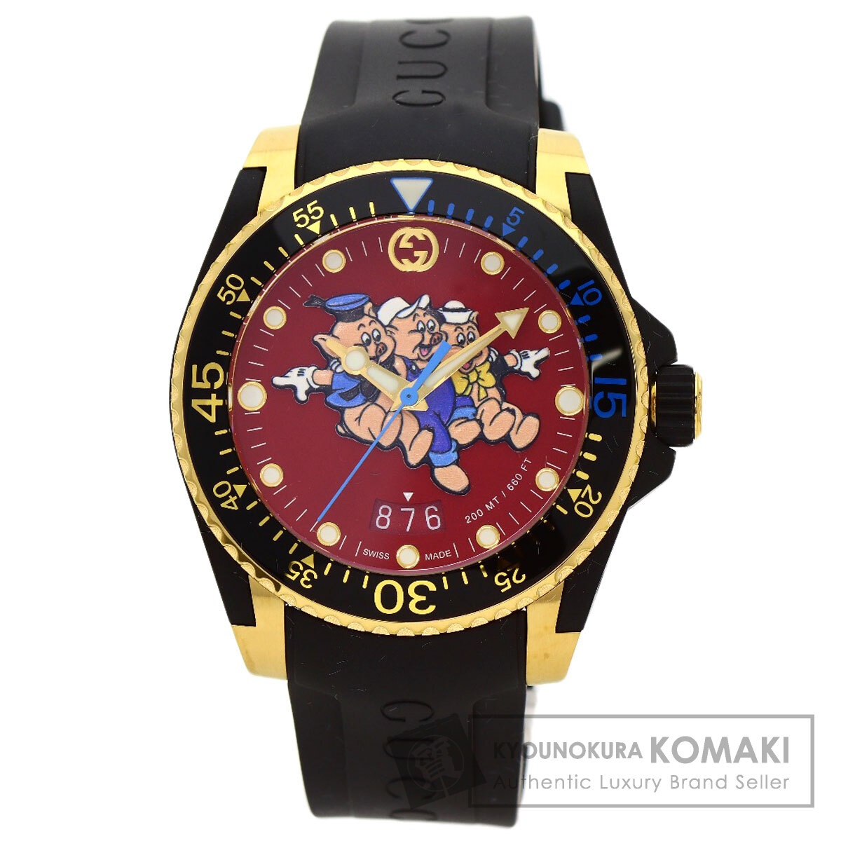 楽天市場】【美品】グッチ×ディズニー【GUCCI×DISNEY】Gタイムレス