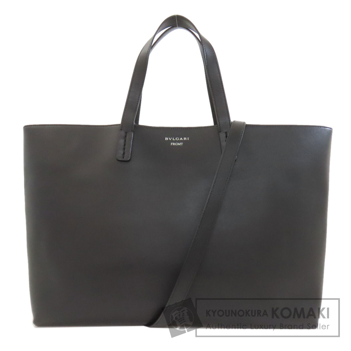 ブル小峡谷 2WAY トートバッグ 子ウシ レディース 【中古】【BVLGARI】
