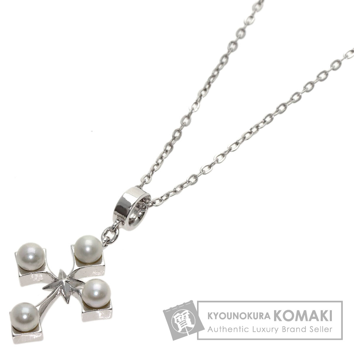 楽天市場】ミキモト パール 真珠 ネックレス シルバー レディース