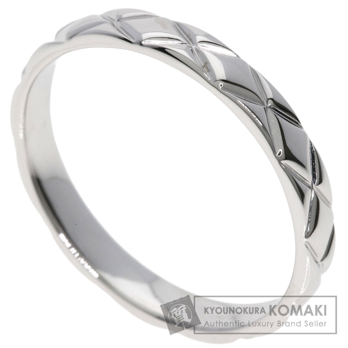 シャネル マトラッセ #64 リング・指輪 K18ホワイトゴールド レディース 【中古】【CHANEL】