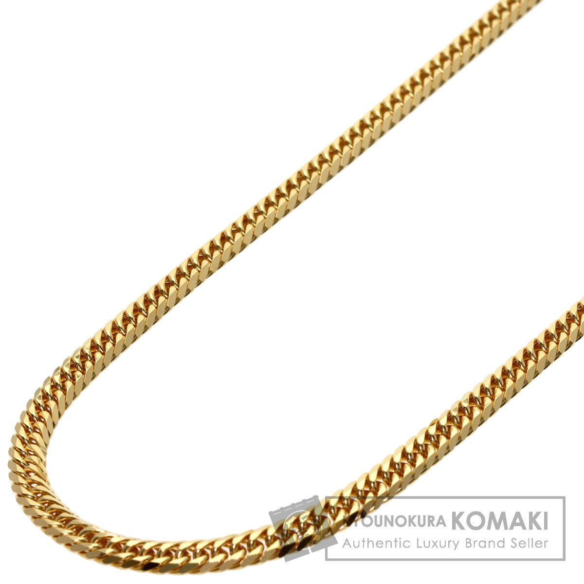 喜平 キヘイ 6面 ダブル 首飾り K18黄色ゴールド 20g メンズ 【中古】