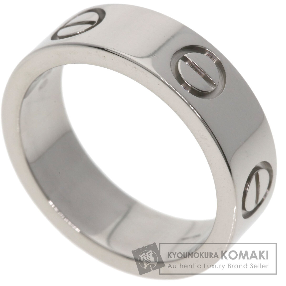 カルティエ ラブリング #50 リング・指輪 K18ホワイトゴールド レディース 【中古】【CARTIER】