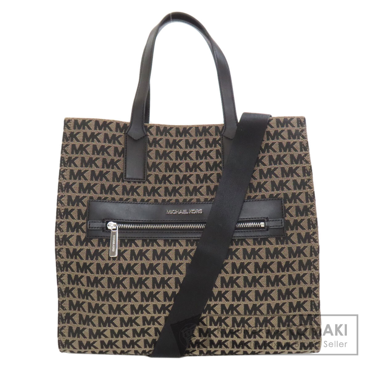 マイケルコース MKシグネチャー 2WAY トートバッグ キャンバス レディース 【中古】【Michael Kors】｜ブランド京の蔵小牧【最安挑戦！】