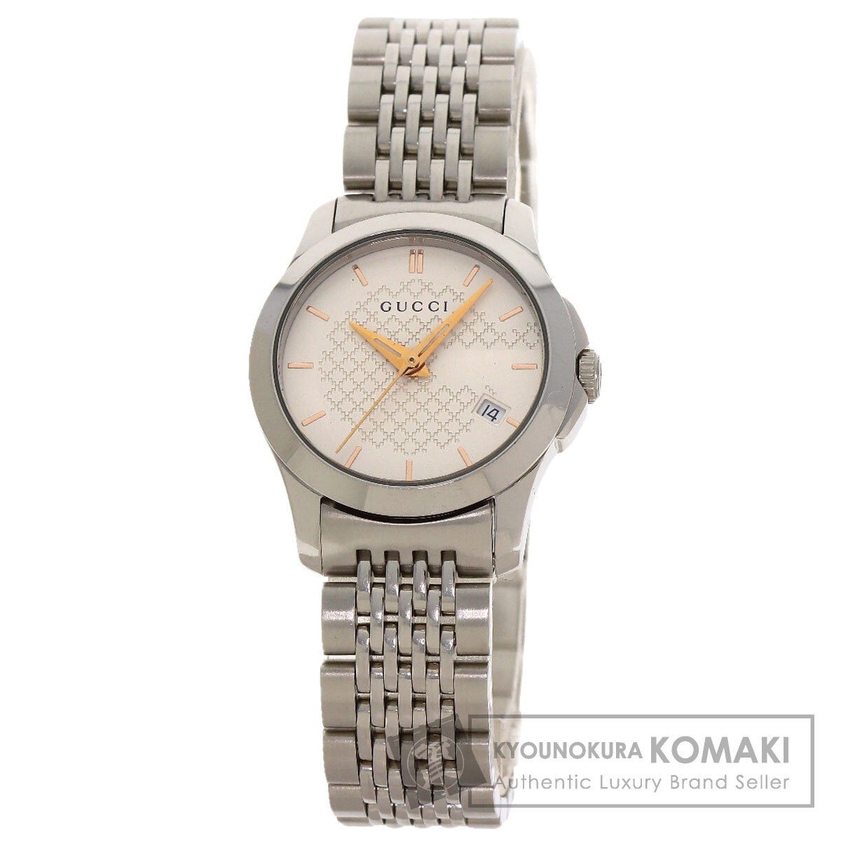 グッチ YA126565 Gひと休み受け答え 126.5 ウオッチ ステンレス鋼スチール写真/SS レディース 【中古】【GUCCI】