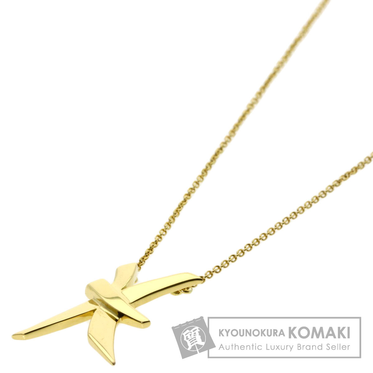 ティファニー パロマピカソ うお座 ネックレス K18イエローゴールド レディース 【中古】【TIFFANY&Co.】