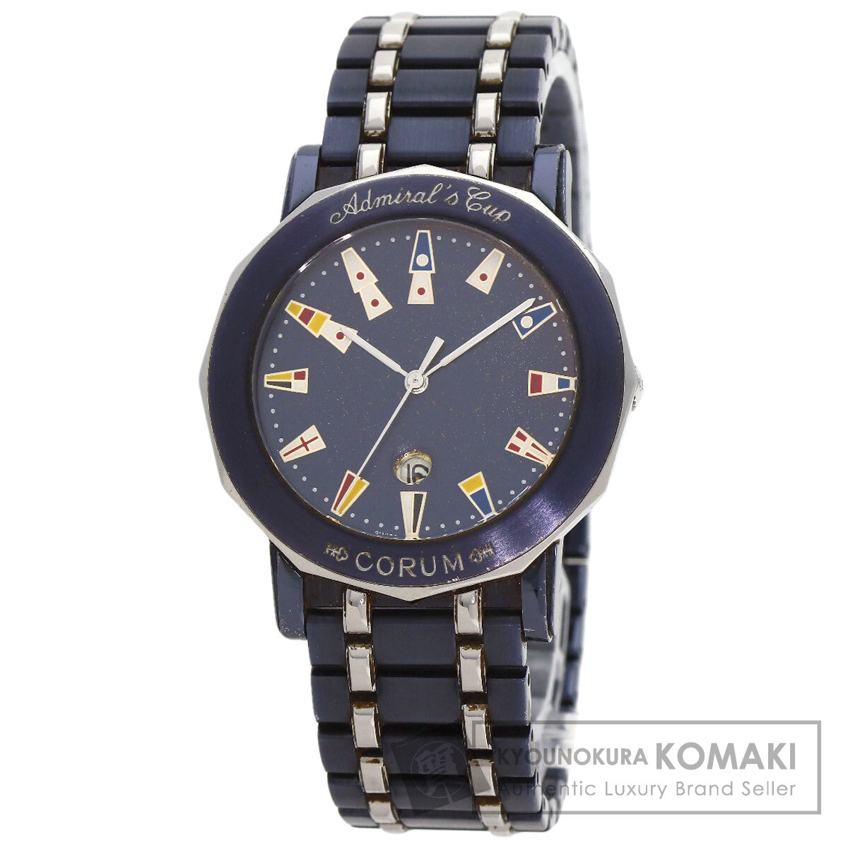 楽天市場】【ウォッチ】CORUM コルム アドミラルズカップ デイト SS