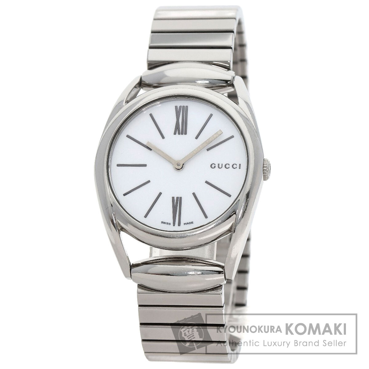 グッチ 140.4 ホースビット 腕時計 ステンレススチール/SS メンズ 【中古】【GUCCI】