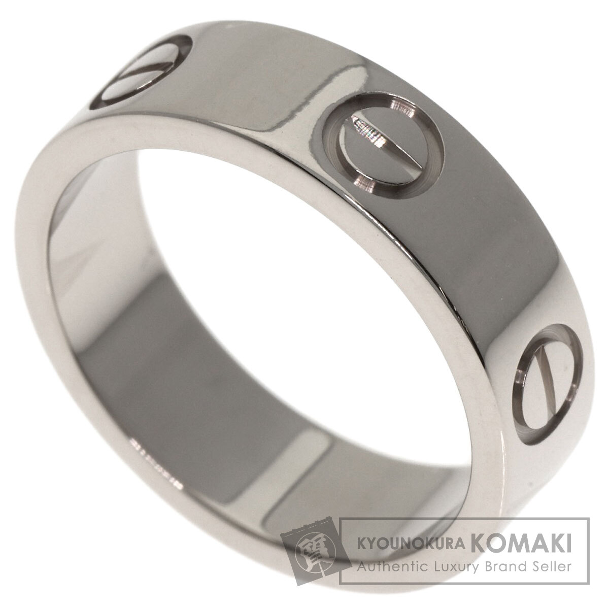 カルティエ ラブリング #51 リング・指輪 K18ホワイトゴールド レディース 【中古】【CARTIER】