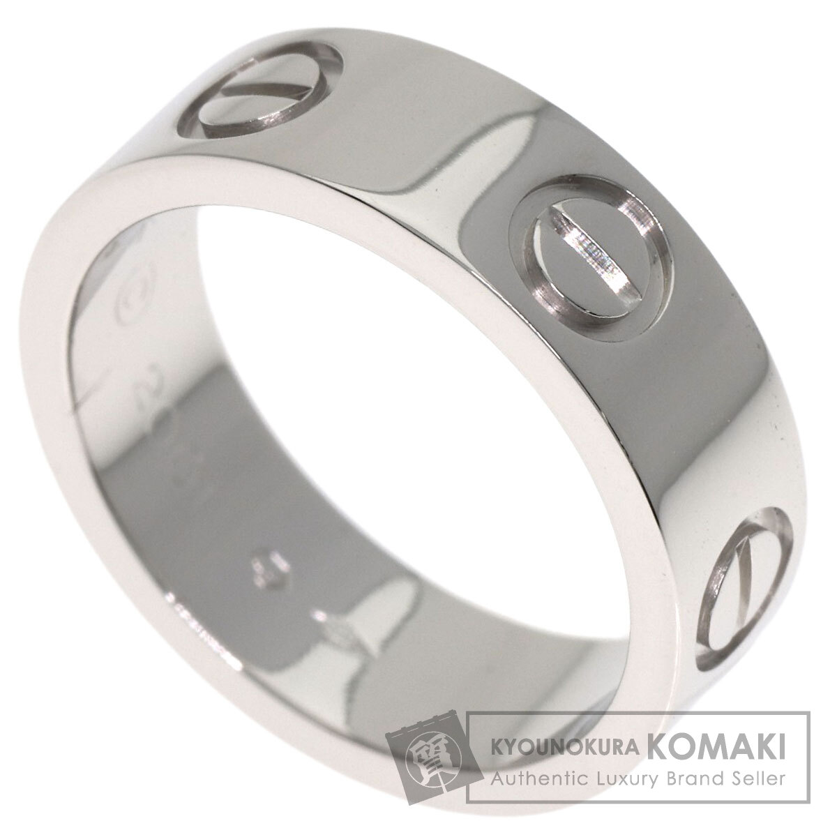 楽天市場】カルティエ ペアリング レディース 1P ダイヤモンド #50 #55