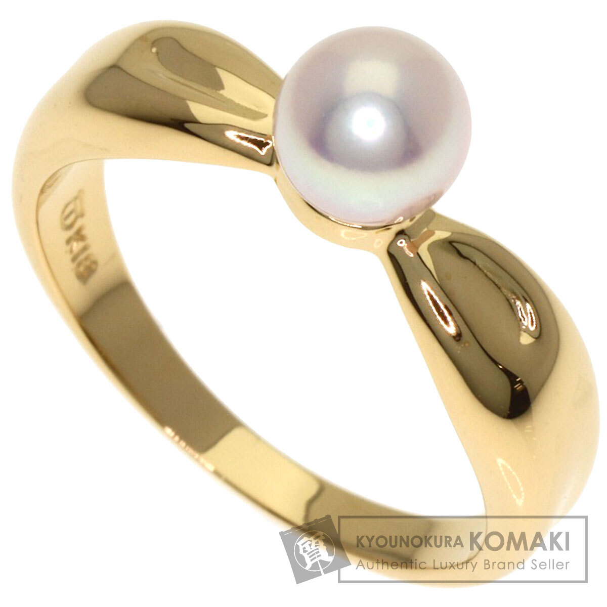 楽天市場】TASAKI 田崎真珠 プチパールリング K18PG 10号 RC-4484