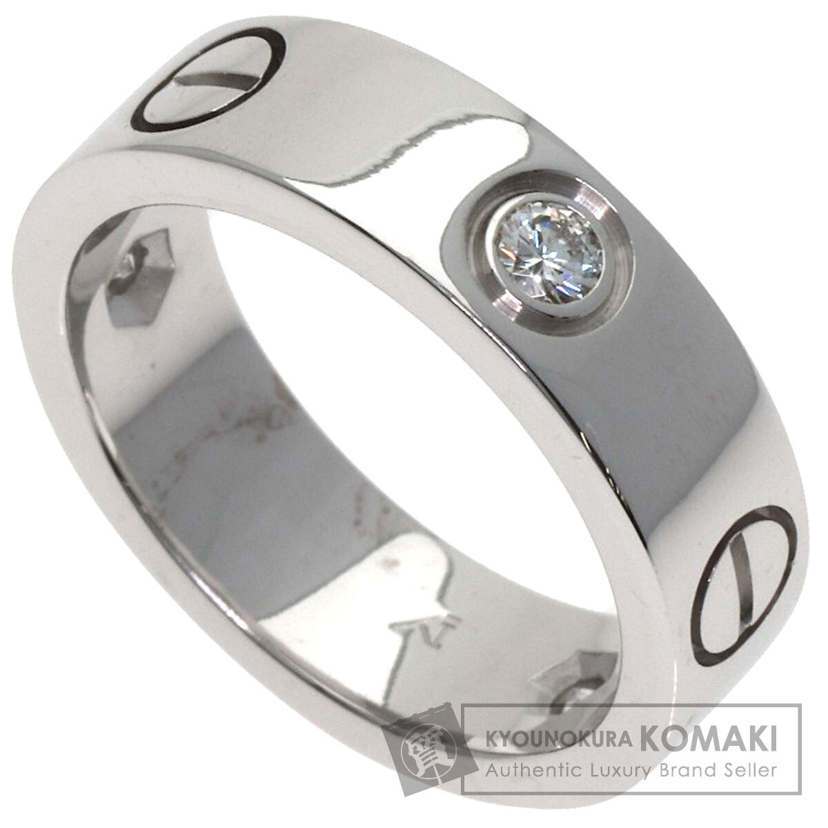 カルティエ ラブリング ハーフ ダイヤモンド #51 リング・指輪 K18ホワイトゴールド レディース 【中古】【CARTIER】｜ブランド京の蔵小牧