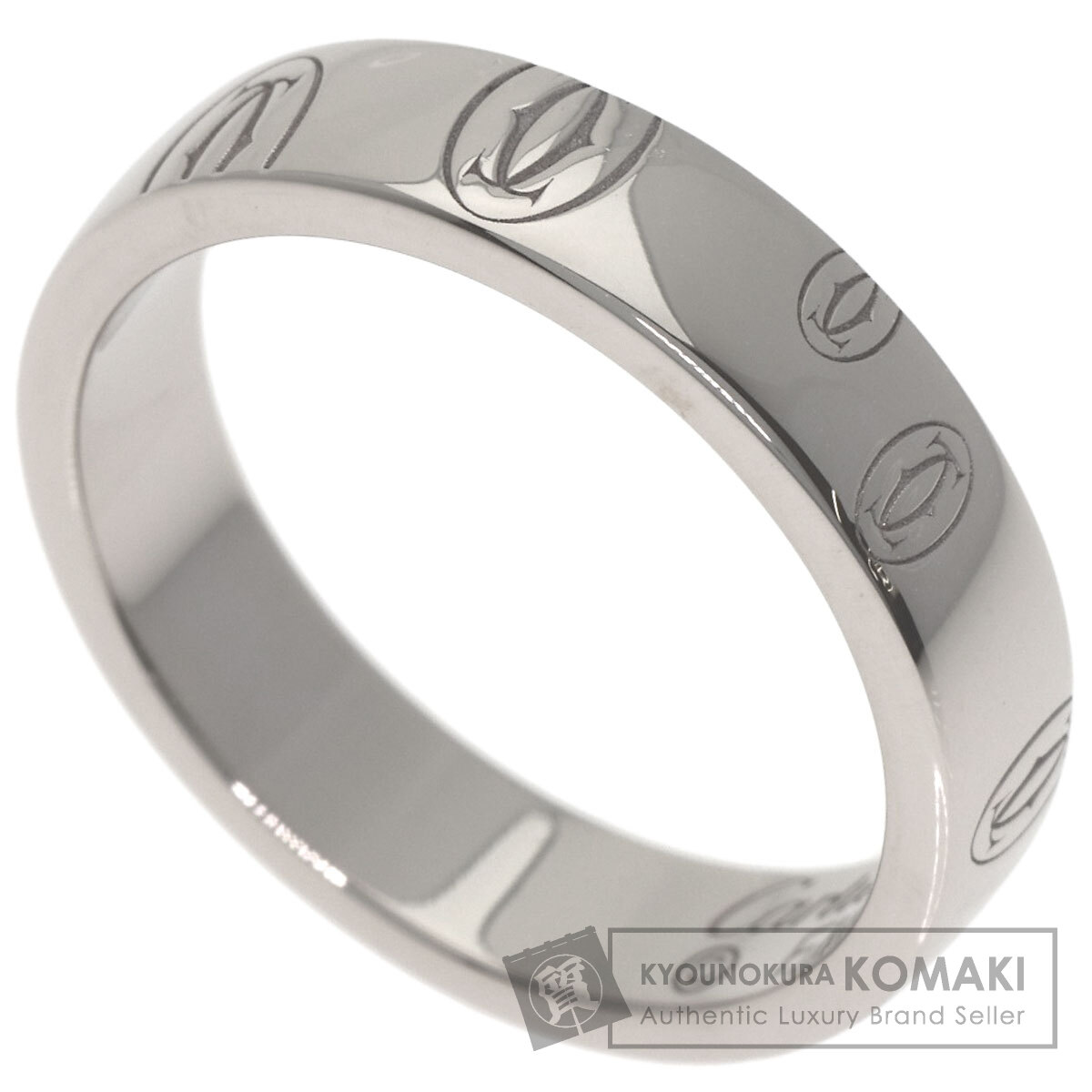 カルティエ ハッピーバースデー #48 リング・指輪 K18ホワイトゴールド レディース 【中古】【CARTIER】
