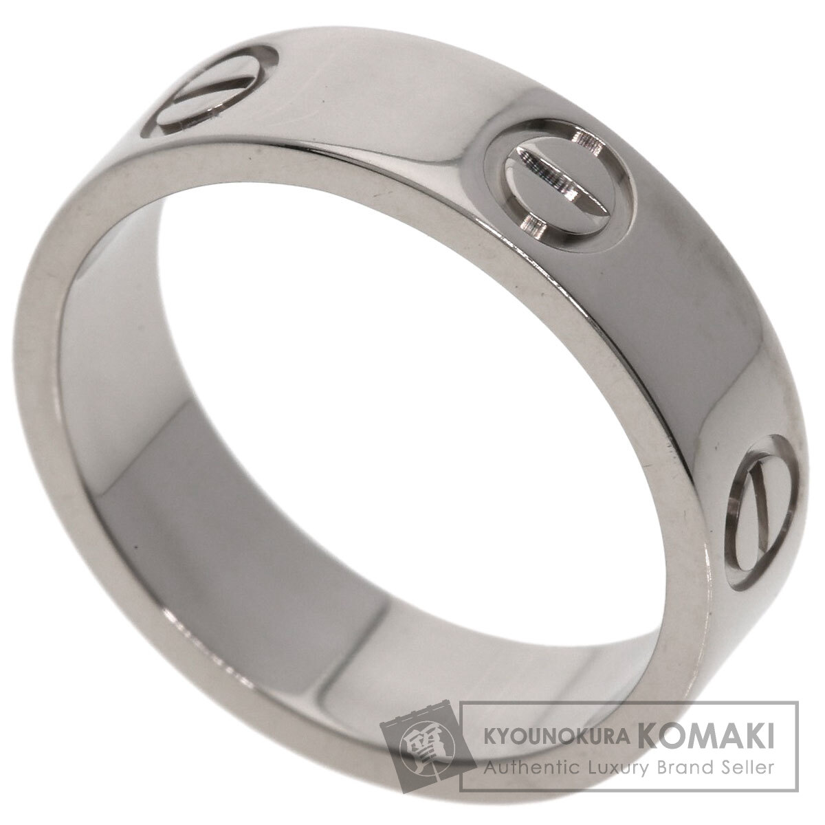 カルティエ ラブリング #54 リング・指輪 K18ホワイトゴールド レディース 【中古】【CARTIER】