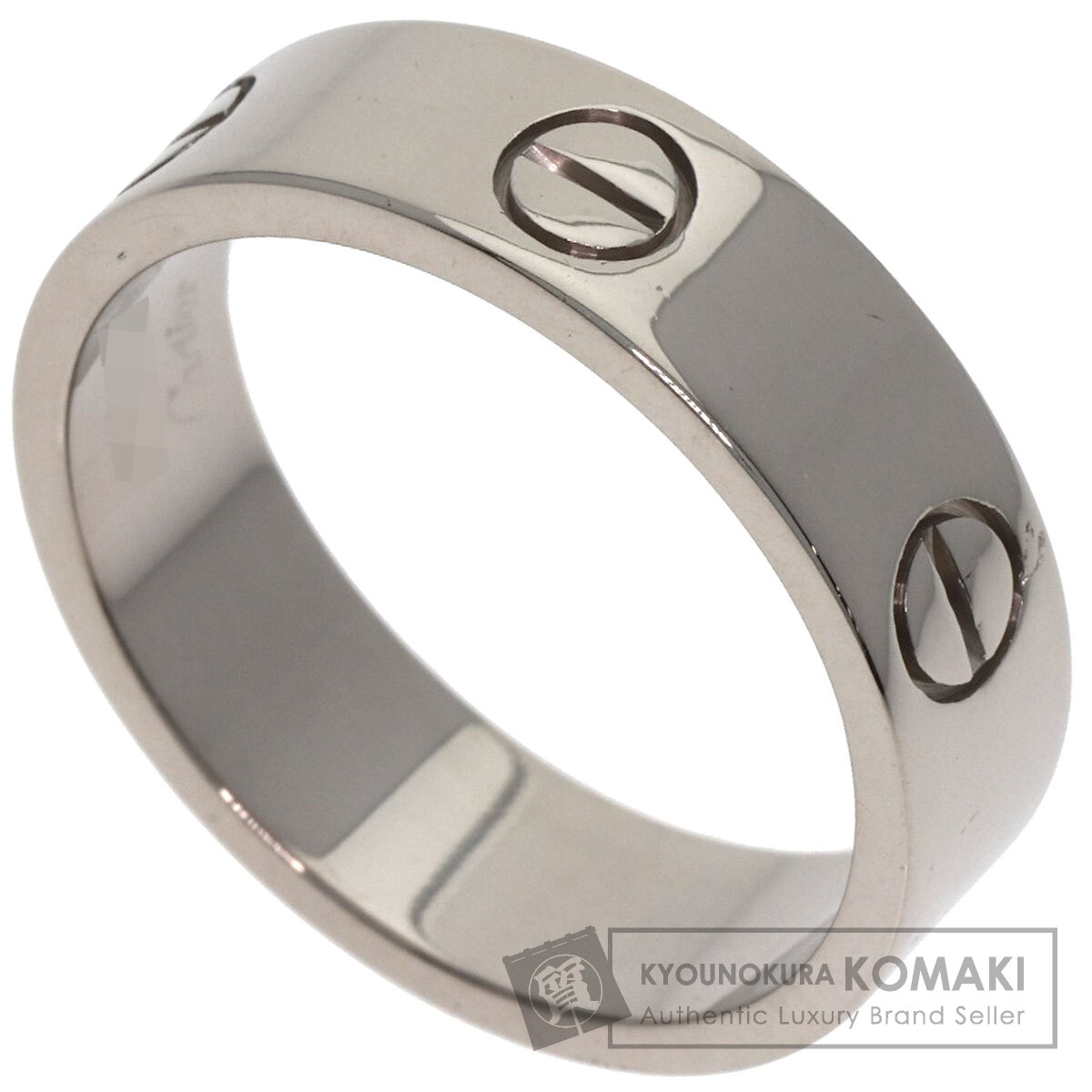 カルティエ ラブリング #59 リング・指輪 K18ホワイトゴールド レディース 【中古】【CARTIER】