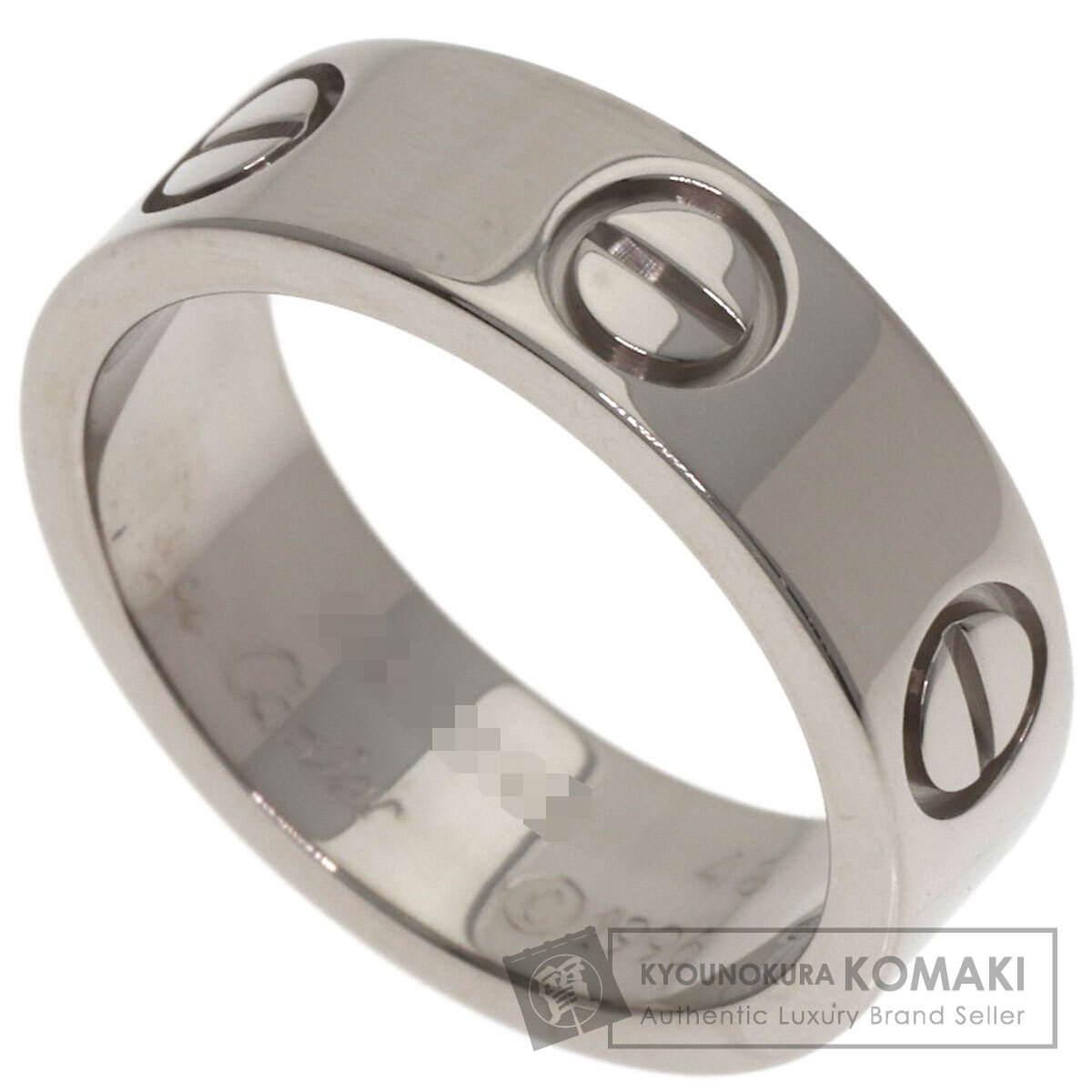 カルティエ ラブリング #48 リング・指輪 K18ホワイトゴールド レディース 【中古】【CARTIER】