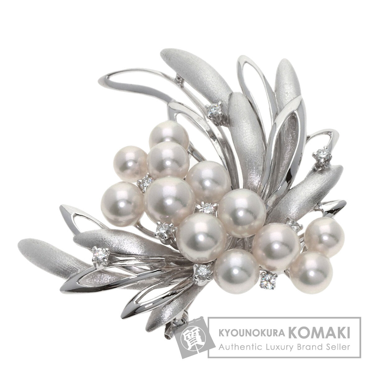 楽天市場】タサキ 田崎真珠 TASAKI ブローチ フラワーモチーフ K18YG