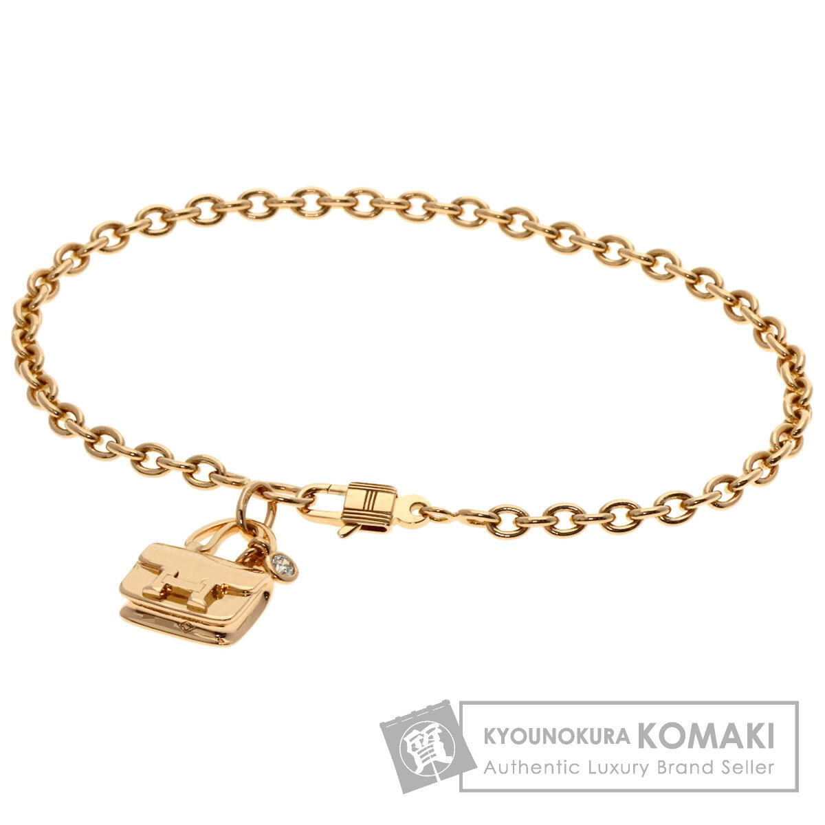 エルメス コンスタンス 1P ダイヤモンド ブレスレット K18ピンクゴールド レディース 【中古】【HERMES】|ブランド京の蔵小牧【最安挑戦!】