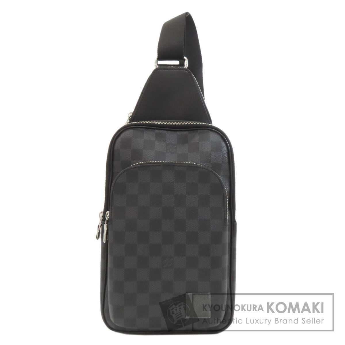 ルイヴィトン N45302 アヴェニュー・スリングバッグ 上半身御徒面子 ダミエキャンバス メンズ 【中古】【LOUIS VUITTON】