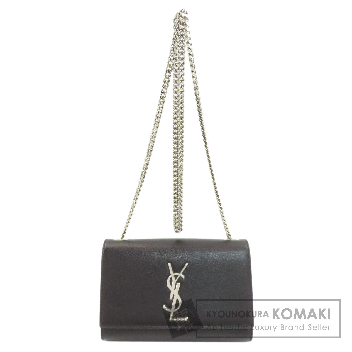 サンローラン カサンドラ ショルダーバッグ 子ウシ レディース 【中古】【SAINT LAURENT】