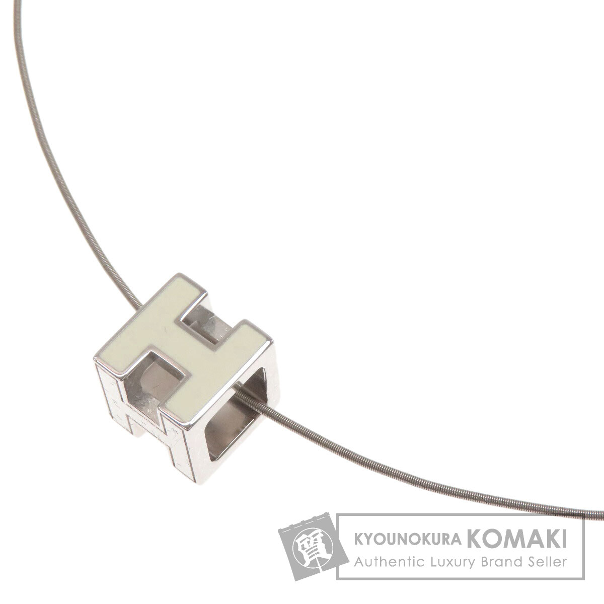 エルメス Hキューブ ネックレス 金属製 レディース 【中古】【HERMES】