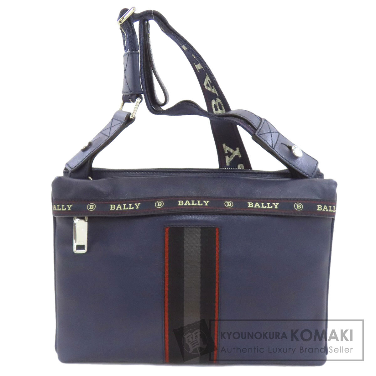 バリー ロゴタイプ ショルダーバッグ なめし革 レディース 【中古】【BALLY】