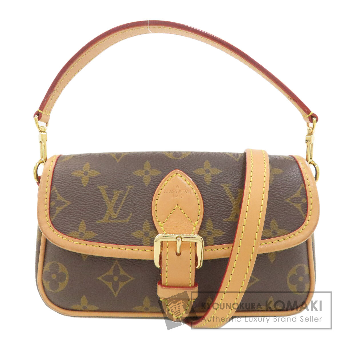 ルイヴィトン M83298 ナノ・ディアヌ ハンドバック モノグラム帆布 レディース 【中古】【LOUIS VUITTON】