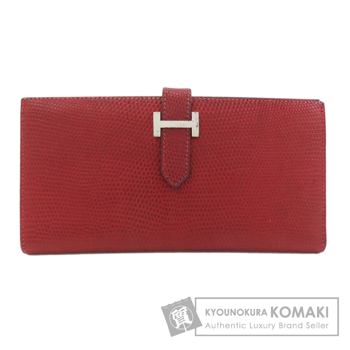 楽天市場】【HERMES】エルメス ベアン リザード フューシャ ピンク 
