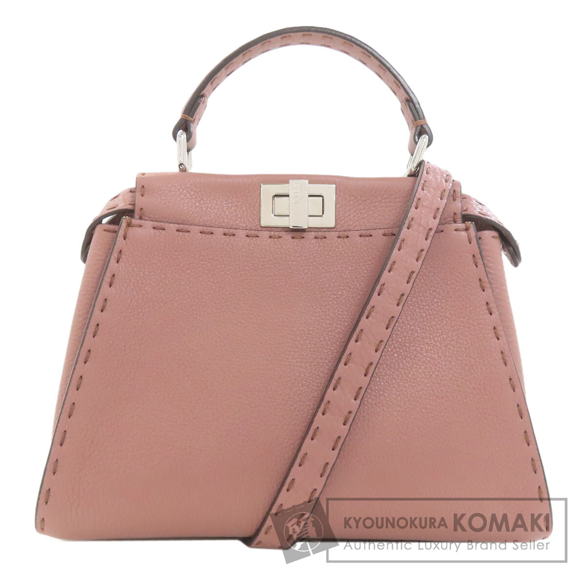 フェンディ ピーカブー ミニ セレリア 2WAY ハンドバッグ カーフ レディース 【中古】【FENDI】