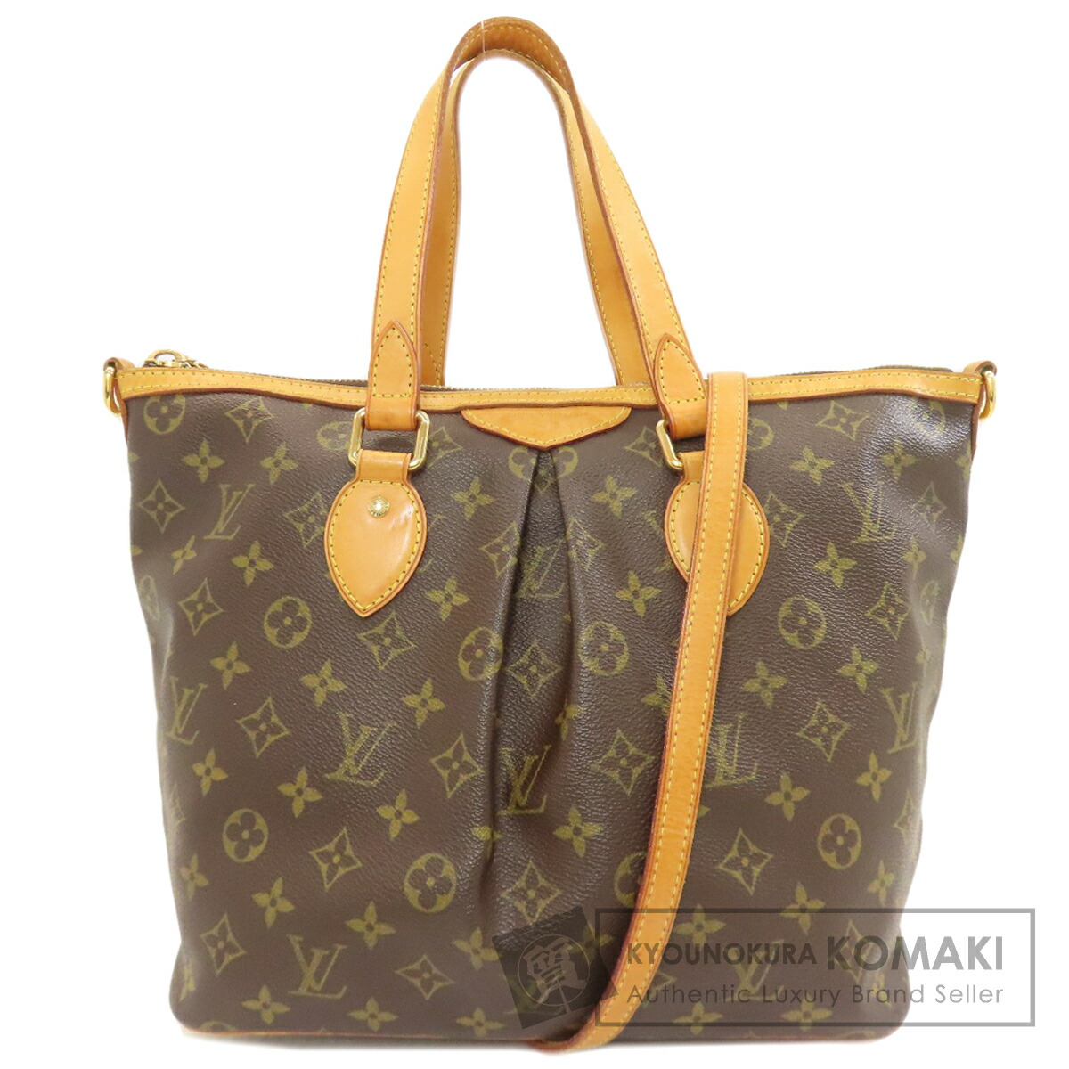 ルイヴィトン M40145 パレルモPM トートバッグ モノグラムキャンバス レディース 【中古】【LOUIS VUITTON】
