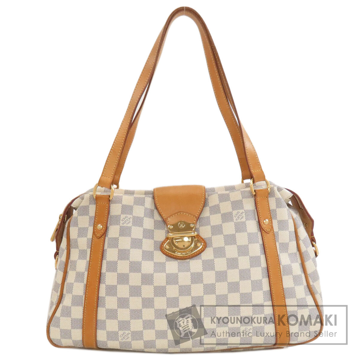 ルイヴィトン N42221 同盟罷工レーザGM トートバッグ ダミエキャンバス レディース 【中古】【LOUIS VUITTON】