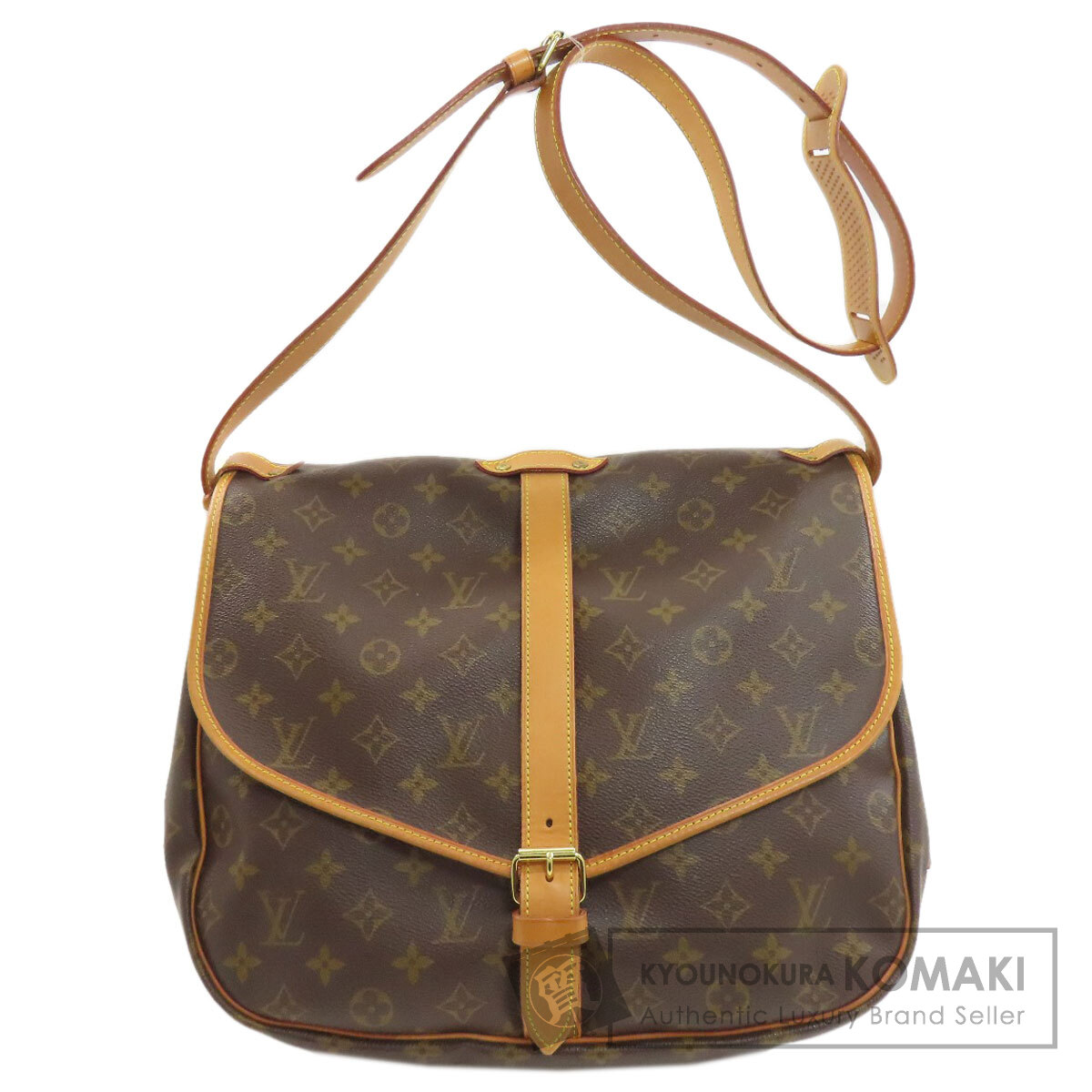 ルイヴィトン M42254 ソミュール35 ショルダーバッグ モノグラムキャンバス レディース 【中古】【LOUIS VUITTON】|ブランド京の蔵小牧【最安挑戦!】