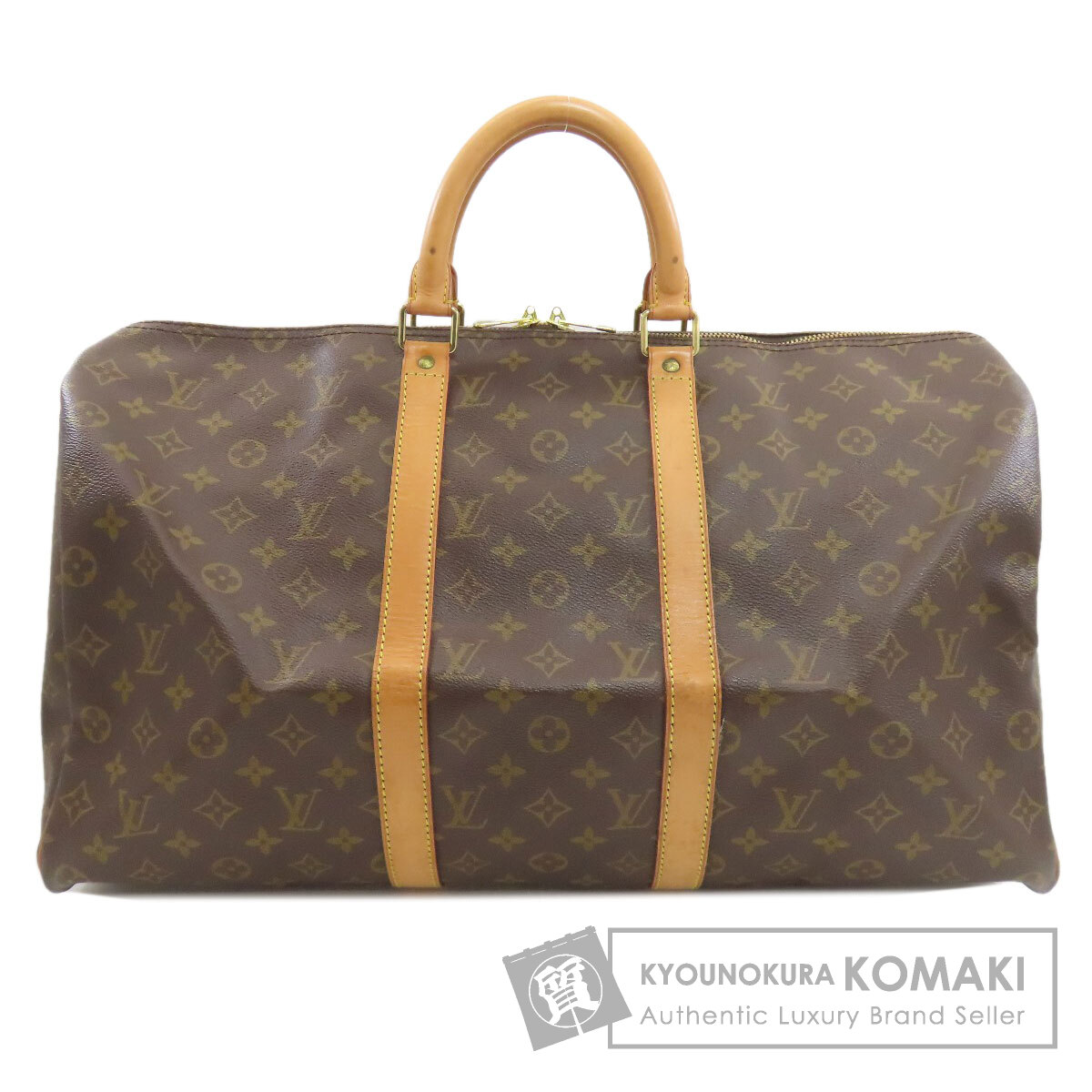 ルイヴィトン M41416 キーポル50 ボストンバッグ モノグラム帆布 レディース 【中古】【LOUIS VUITTON】